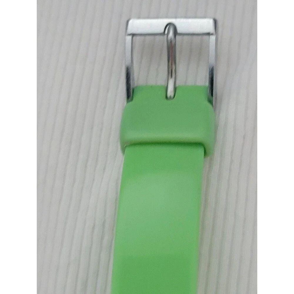 Swiss Original Swiss Branded and Made Vintage clear square watch Green